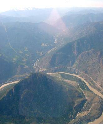 Aerial View of the Lower Bridge River Valley, Photo by Kat