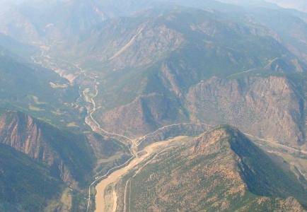 Aerial View of the Lower Bridge River Valley, Photo by Kat