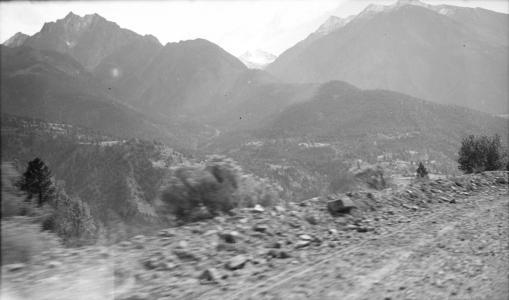 Askom Creek area of West Side, from Lytton-Lillooet Road, 1950s