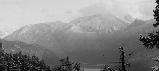 Closeup of Mt. Brew from Mission Ridge
