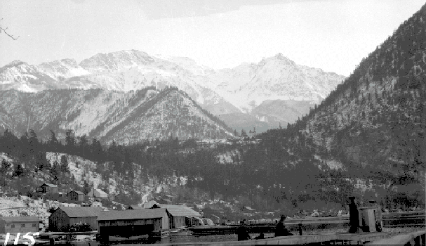 BC Archives # NA-03638, Cayuse Creek from Seton Lake, 1913, BC Forest Service Photo