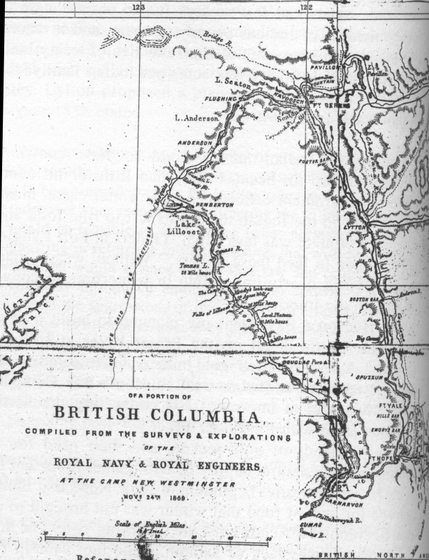Royal Navy / Royal Engineers map of the Lakes Route