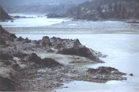 Fraser River just below Old Bridge, Photo Mike Cleven