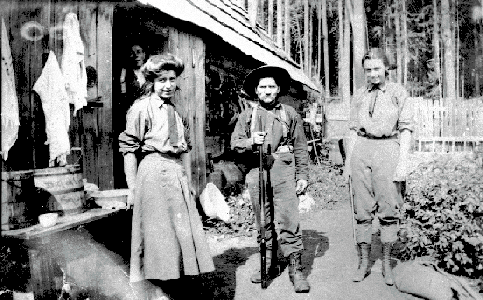 BC Archives # C-01174, John Miller's Stopping Place nr. Pemberton, August 1911