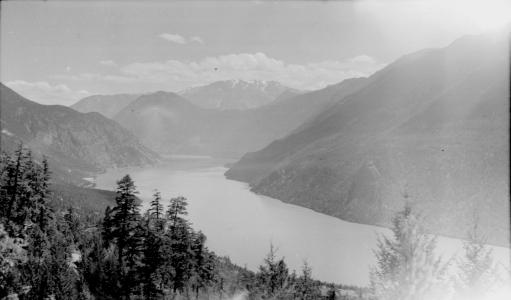 View of Seton Lake from Mission Mtn Road