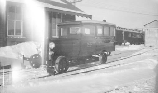 Old Rail Speeded; Manitoba, '30s, but similar to PGE stock Photo E. 