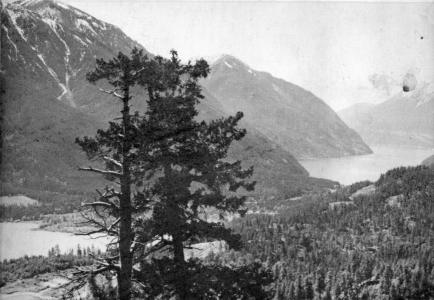View of Seton Portage from No. 1 Portal, Bridge River