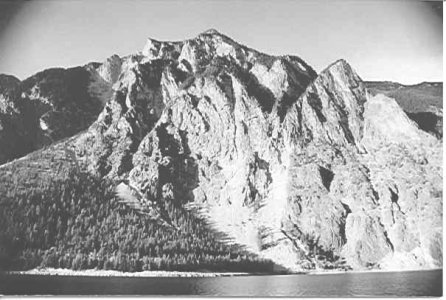 Photo: Mike Cleven, Seton Lake - Wide Angle of McNeils Bluffs